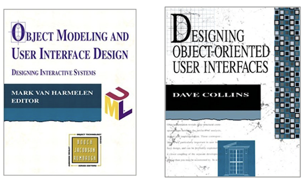 Books promoting object-oriented interface design. You can still purchase these today via Amazon.