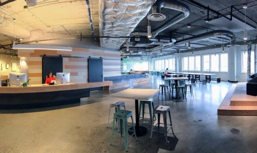 Collaboration space in Blink's Seattle office.