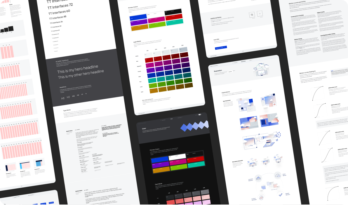 An enterprise-scale design system Blink created.