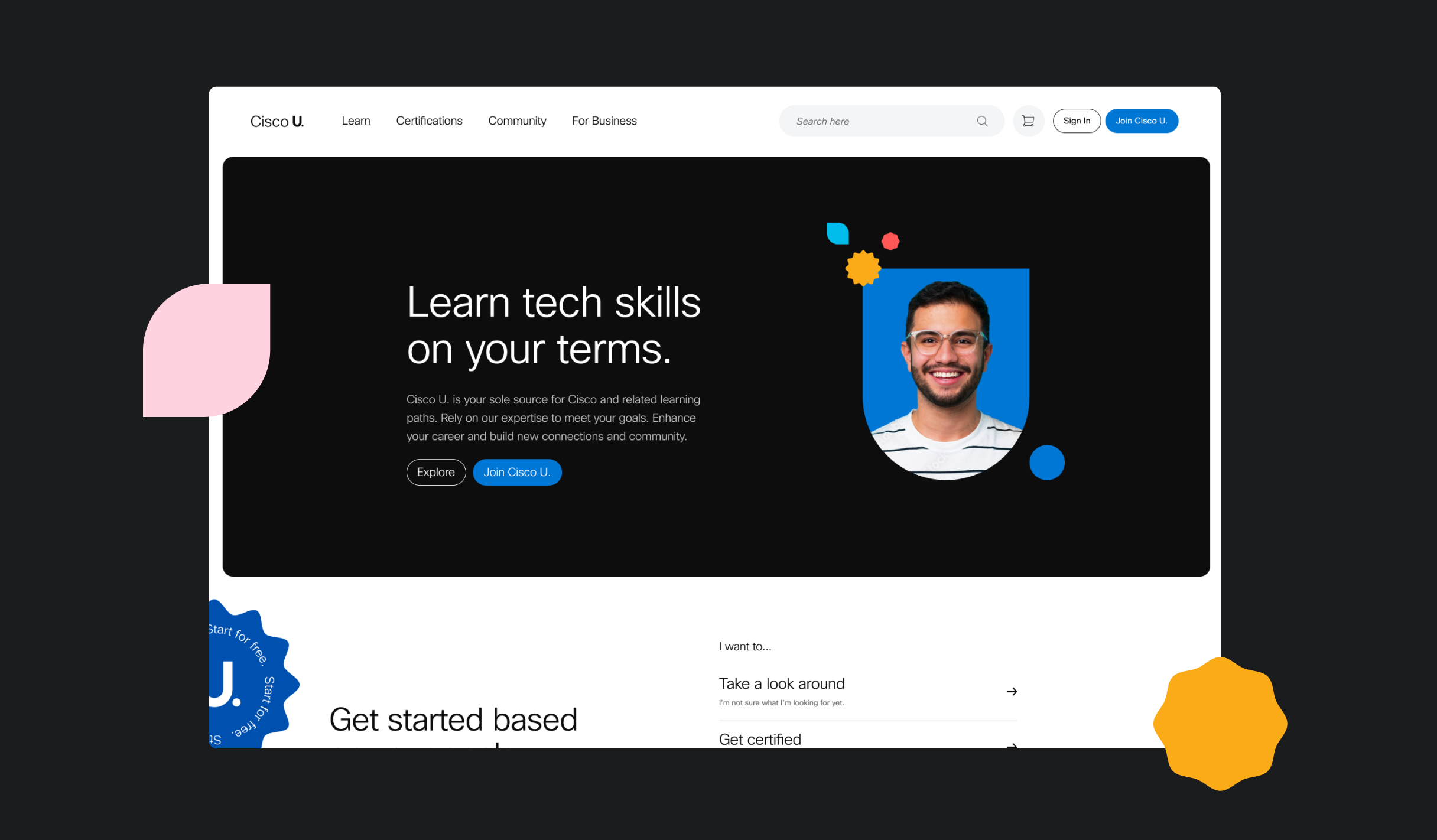 Landing page