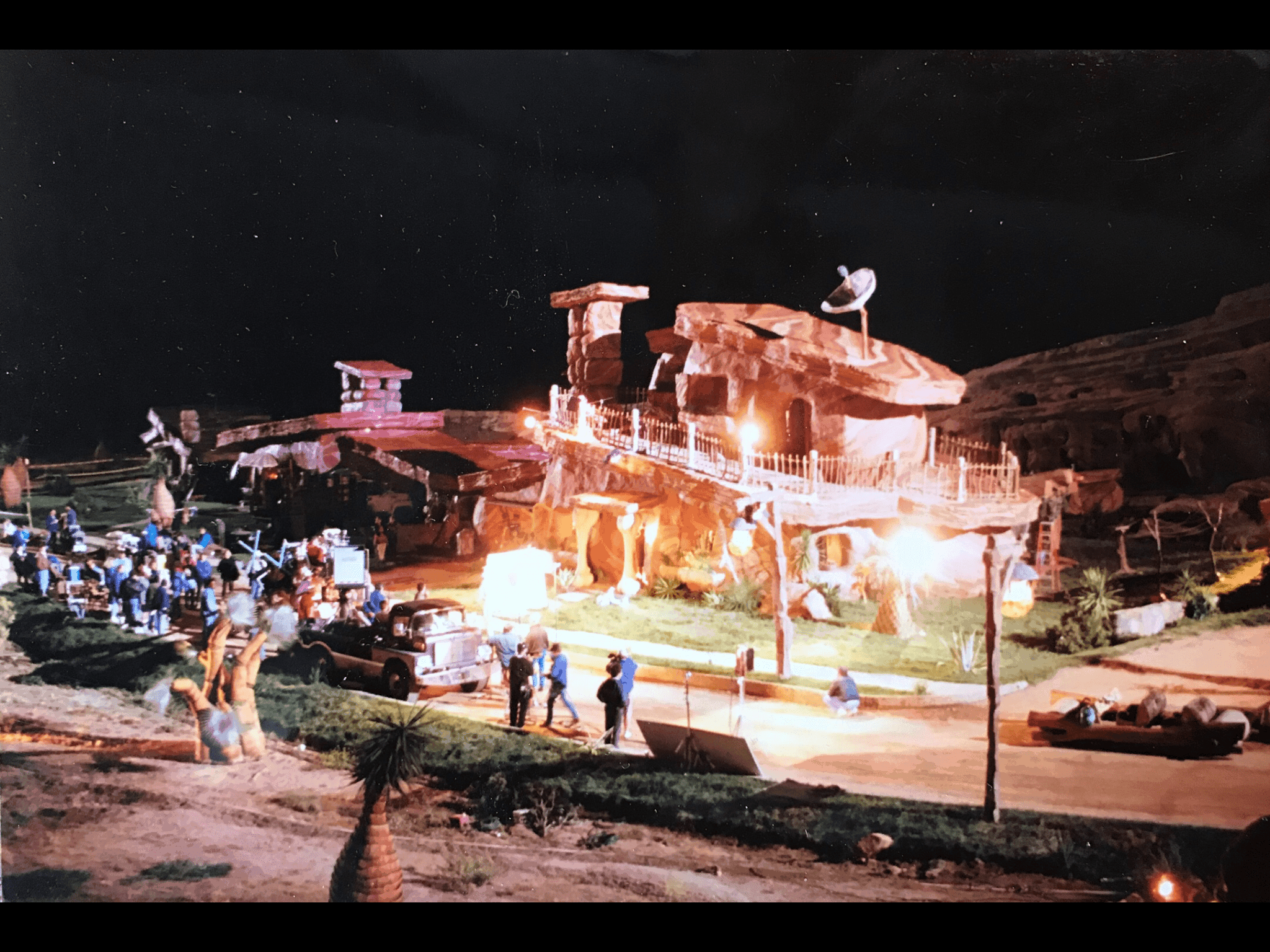 A photo of The Flintstones set in 1994.