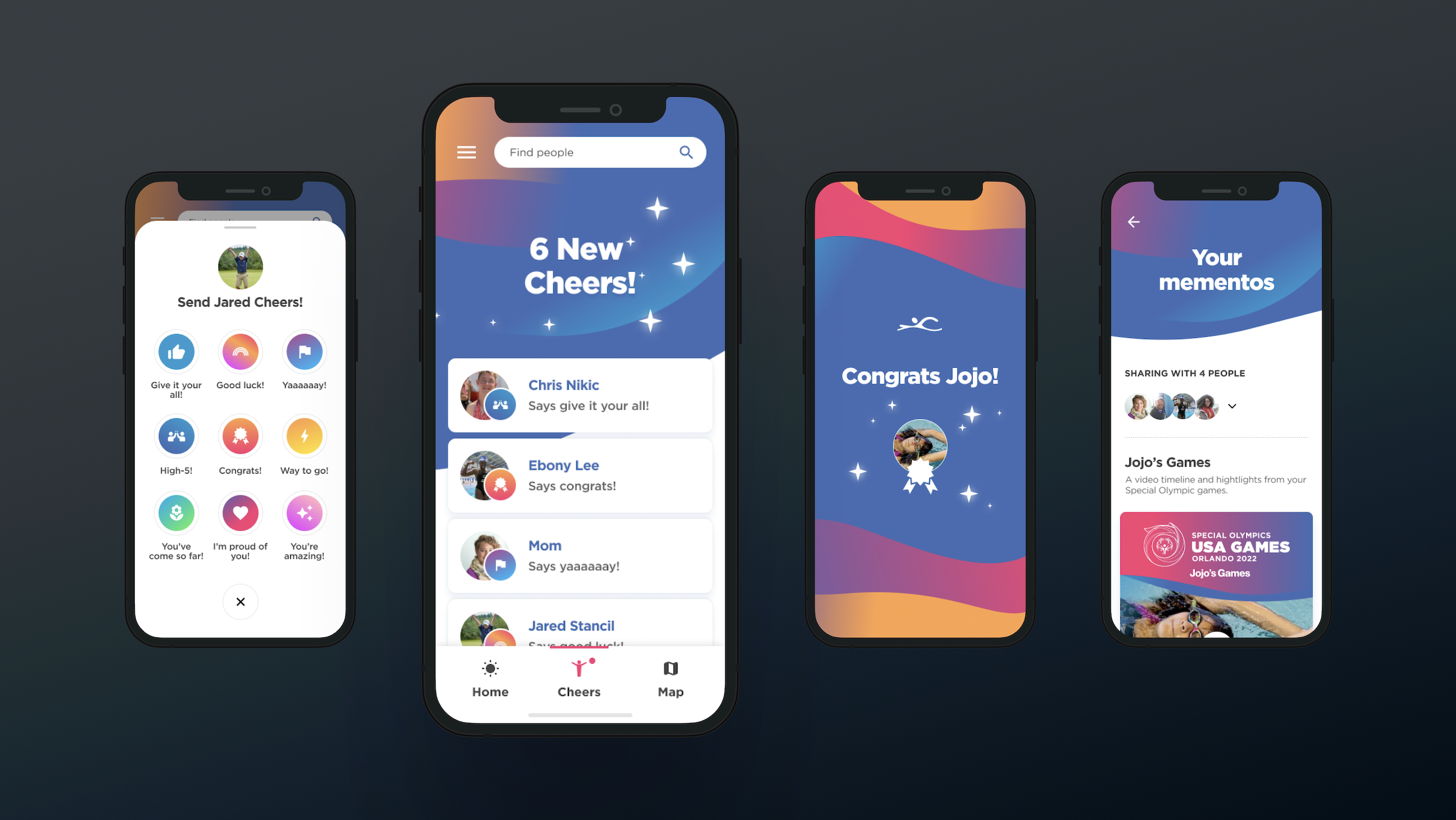 Athletes can easily send messages to their friends with Blink’s new design for the Special Olympics USA Games 2022 mobile app.