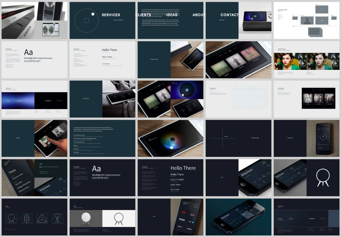 Design concepts for a digital music player