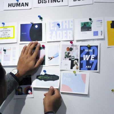 Putting images and words together to begin to assemble a mood board
