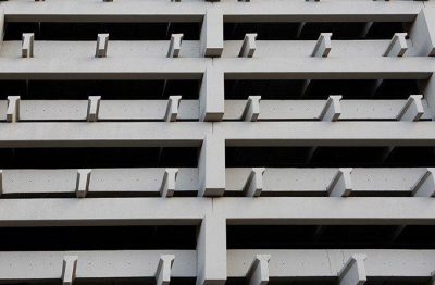 A photo of exposed construction