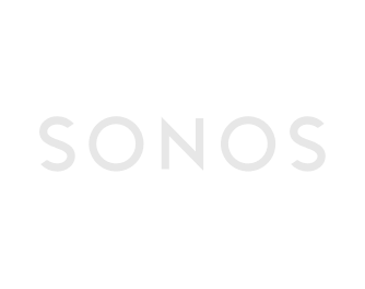 Black and white Sonos logo.